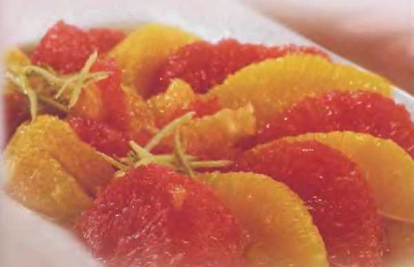 Грейпфрути та апельсини в сиропі